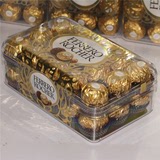 费列罗巧克力水晶礼盒装T30粒装 喜糖正品