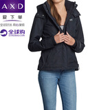 美国AF正品现货AbercrombieFitch女式卫衣全季防风防雨水夹克外套