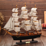 创意全系列实木帆船模形 纯手工制作 学生礼品 老师节送礼工艺品