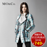 MO&Co. 摩安珂 女装 M134EIN62 巴洛克印花羽绒外套moco
