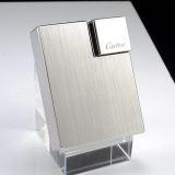 原装正品 Cartier卡地亚打火机 顶级拉丝细腻方形打火机 CA120207