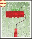 压花橡胶滚筒液体壁纸印花硅藻泥艺术漆艺术涂料施工工具060YT
