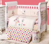 cb婴儿床品全床七件套纯棉季被高档面料欧洲款式被套床围