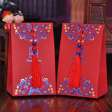 结婚庆用品批发中式创意流苏喜糖盒子大号可装烟包装特价包邮批发