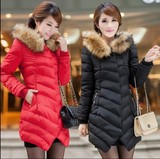 2015新款冬装棉衣羽绒棉服冬季女装韩版修身中长款加厚大码外套潮