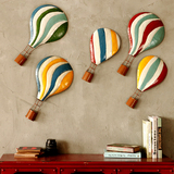 美式复古热气球模型壁挂创意酒吧家居墙面装饰品个性立体铁艺壁饰