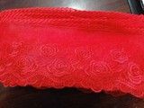 窗帘玫瑰花网纱绣床上用品辅料专用 2.2元/码花边蕾丝欧式