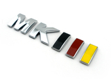 大众车标MK3个性字母车标改装宝来高尔夫尾标3D立体汽车外饰车贴
