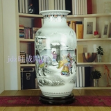 景德镇瓷器 落地大花瓶 现代中式摆件 家居艺术家装饰品 陶瓷花瓶