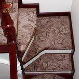 欧式楼梯垫 免胶自吸自粘楼梯地毯 满铺定制家用防滑楼梯踏步垫子