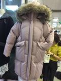 2015韩国东大门中长款女装外套面包服宽松毛毛连帽棉衣