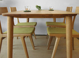 纯实木家俱实木餐桌个性餐桌北美进口白橡木不伸缩餐桌简约现代