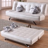 皮艺沙发床1.5米1.2米宽可折叠小户型单双人简约宜家多功能沙发床