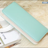 新款特价 2015女士钱包女式长款拉链日韩版学生手机粉色可爱皮夹