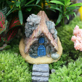 微景观zakka可爱小房子摆件花卉多肉植物盆景装饰摆件家居工艺品