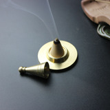 香道用具用品入门套装 塔香模带底座  纯铜香具 香炉灰压