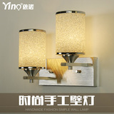 YINO依诺LED壁灯简约现代个性床头灯客厅卧室阳台过道镜前灯具