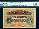 【PMG66EPQ】东非5先令 评级币 借图 1957年 P33