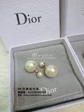 【巴黎岛代购】Dior Earrings 双面珍珠耳钉 白色