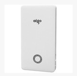 爱国者（aigo） 移动电源充电宝T7000 白色 7000mAh机线一体双USB