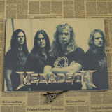 Megadeth 麦格戴斯乐队海报 重金属摇滚海报 琴行排练室装饰挂画