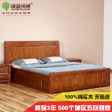 柏木床全实木床双人床1.8米1.5米大床中式床特价床卧室家具床