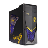 爱国者新款上市黑鹰1号游戏电脑机箱台式机箱侧透USB3.0超值特价