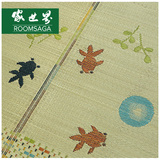 【小金鱼】日式天然蔺草草编凉席 环保儿童爬爬垫地垫地毯瑜伽垫