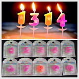创意生日蜡烛星星 浪漫生日蛋糕用数字蜡烛 生日蜡烛数字0-9