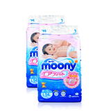 moony尤妮佳婴儿纸尿裤超薄透气尿不湿尿片L54片2包装备日本进口