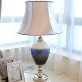 陶瓷客厅卧室床头灯台灯创意新古典欧式样板间新房软装饰品摆件