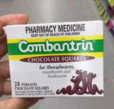 澳洲代购Combantrin宝宝驱虫打虫巧克力儿童成人打蛔虫钩虫药