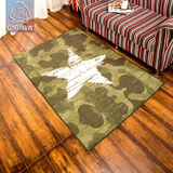 仙吉现代欧美时尚创意地毯耐脏长方形防滑卧室床边客厅茶几地毯