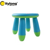 包邮 禧天龙创意换鞋沙发凳可组装造型可爱塑料彩色儿童蘑菇凳子