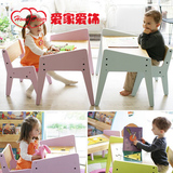 爱家爱饰韩式学习桌儿童课桌椅套装学生实木写字桌宜家现代书桌