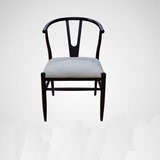 美式餐椅 复古餐椅 欧式餐椅实木新中式酒店餐桌椅水曲柳客厅椅子