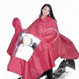 电动车雨衣踏板摩托车单人雨披 牛津布加厚大帽檐雨衣  通用成人