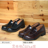 新款日本万用学生鞋雪松jk制服鞋棕日系学院风cos低跟特价表演鞋