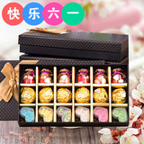 韩国进口许愿瓶漂流瓶糖果礼盒装创意巧克力送女友生日儿童节礼物