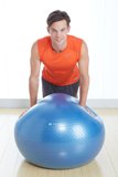 美国代购Gaiam瘦身孕妇收腹康复训练瑜伽练习健身平衡球送DVD