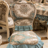 欧式高档布艺餐桌茶几奢华桌旗桌布餐椅坐垫特价椅套凳子新款椅垫