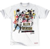 NBA Mitchel 2015费城76人队Iverson艾弗森夏季运动T恤短袖T恤