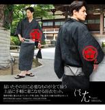 日本传统正装和服 浴衣 睡衣 火花大会 武士款 四件套cos 超值 男