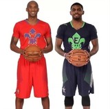 2014NBA全明星篮球服套装东部詹姆斯/西部科比短袖篮球衣定制印号