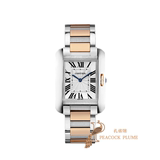 孔雀翎正品 Cartier/卡地亚TANK系列女士石英长方形腕表 W5310043