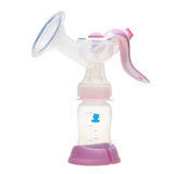 小白熊 巧悦手动吸奶器 产妇吸乳器 HL-0611  紫色