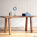 北欧复古纯实木书桌写字台办公桌简约现代台式电脑桌子咖啡桌特价