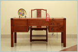 缅甸花梨木电脑桌写字台小办公桌非洲酸枝木东阳土城红木厂家直销