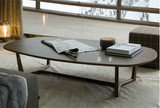 北欧现代简约家具中小户型客厅椭圆形时尚茶几 茶桌咖啡桌 可定制
