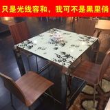 四季小户型家用电磁炉不锈钢火锅餐桌餐椅棋牌四方桌学生写字桌